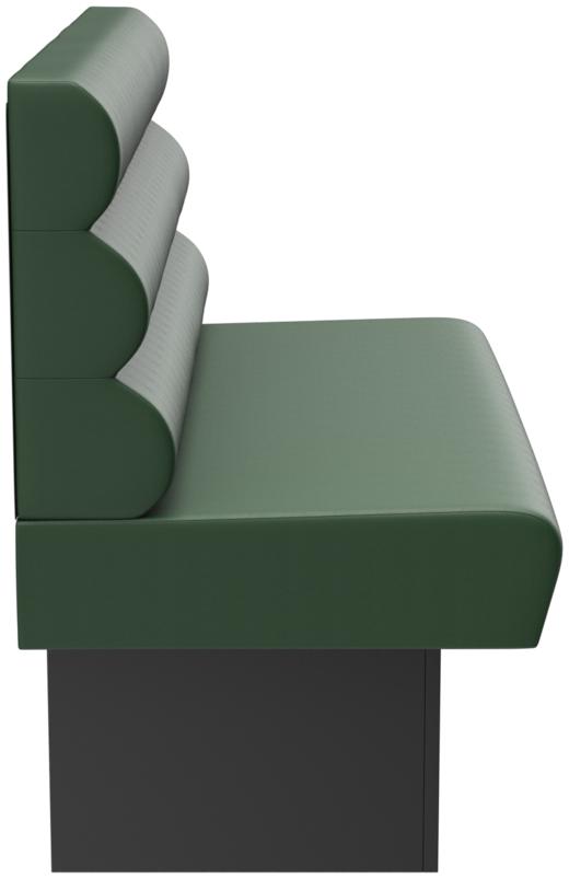 Abbildung Left-hand end element 120 cm Ripple Seitenansicht