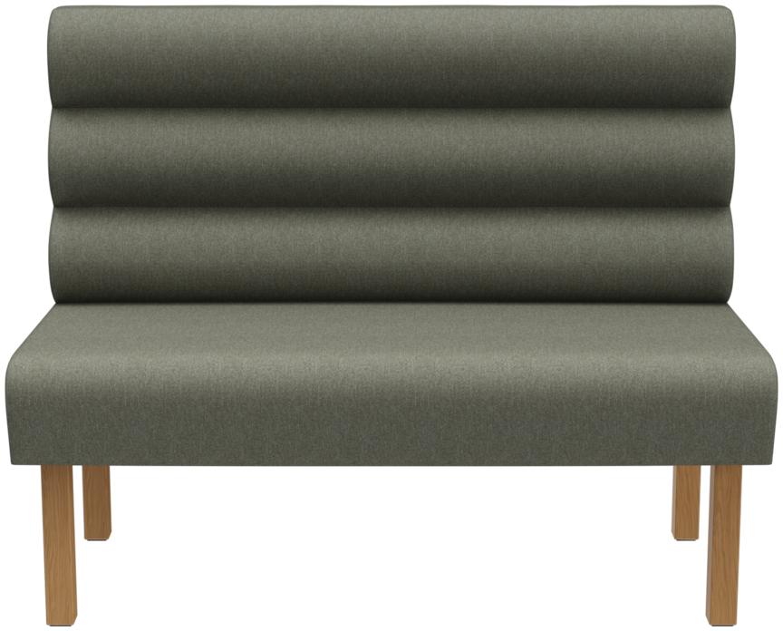 Abbildung Left-hand end element 120 cm Ripple Vorderansicht