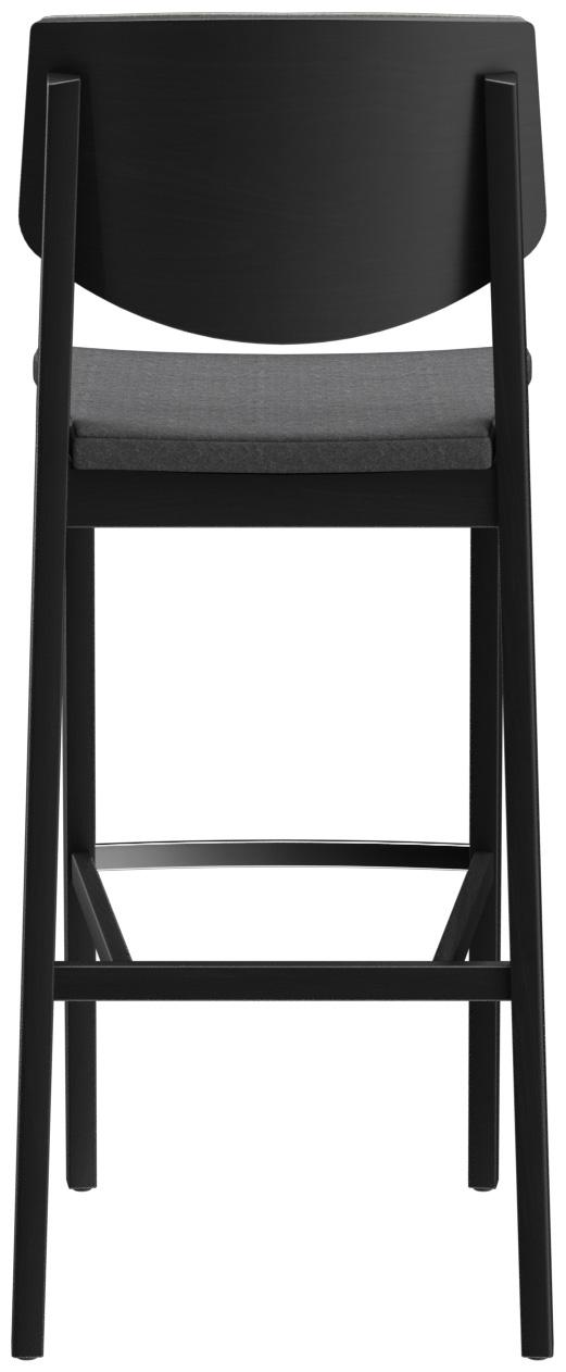 Abbildung Tabouret de bar Quorum C Rückansicht