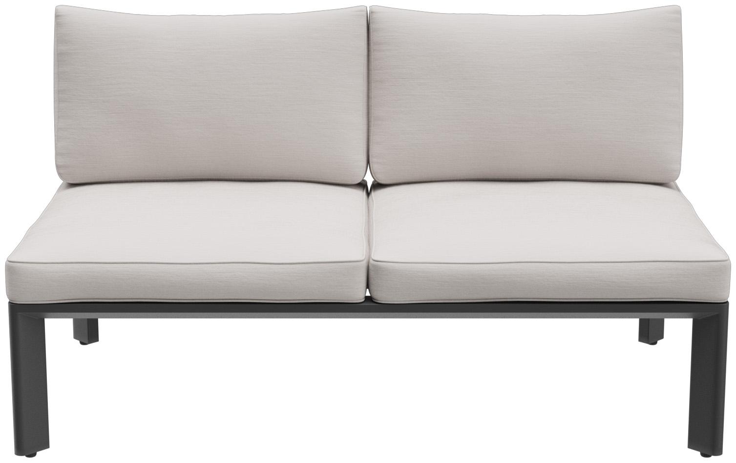 Abbildung 2-Sitzer-Element Lorcan Vorderansicht