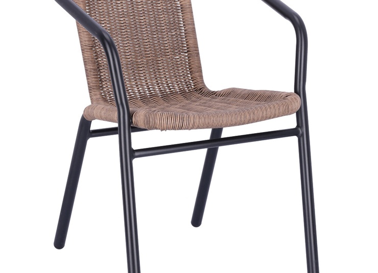 Abbildung Chaise à accoudoirs Enriko Schrägansicht