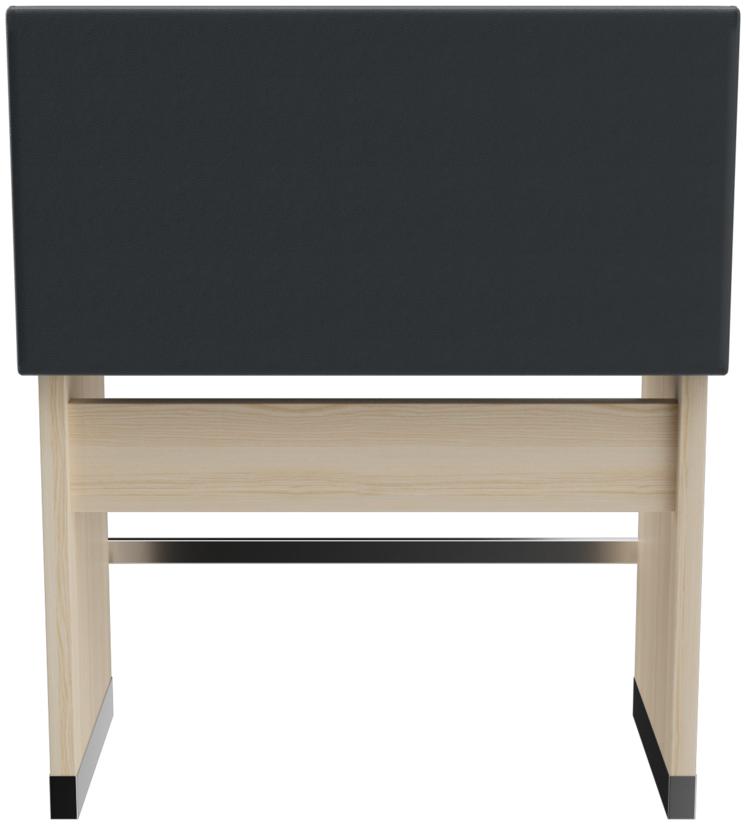 Abbildung Single/base element 100 cm H-Line Rückansicht
