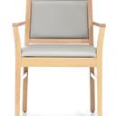Abbildung Chaise à accoudoirs Liah Vorderansicht