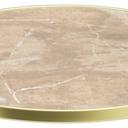 Abbildung Plateau de table Easy Gold Halla Rückansicht