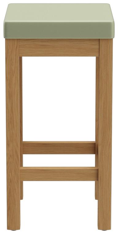 Abbildung halbhoher Hocker Delu Rückansicht