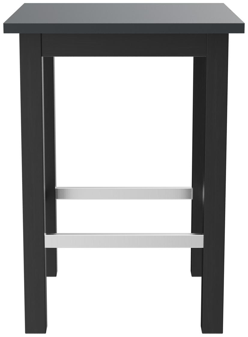 Abbildung halbhoher Tisch Dunia Seitenansicht