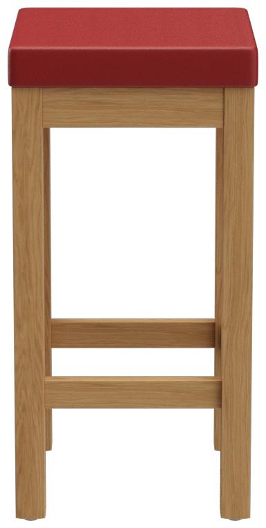 Abbildung halbhoher Hocker Delu Rückansicht