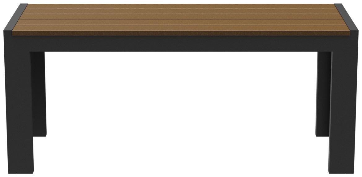 Abbildung 2-Sitzer-Bank Risa Vorderansicht