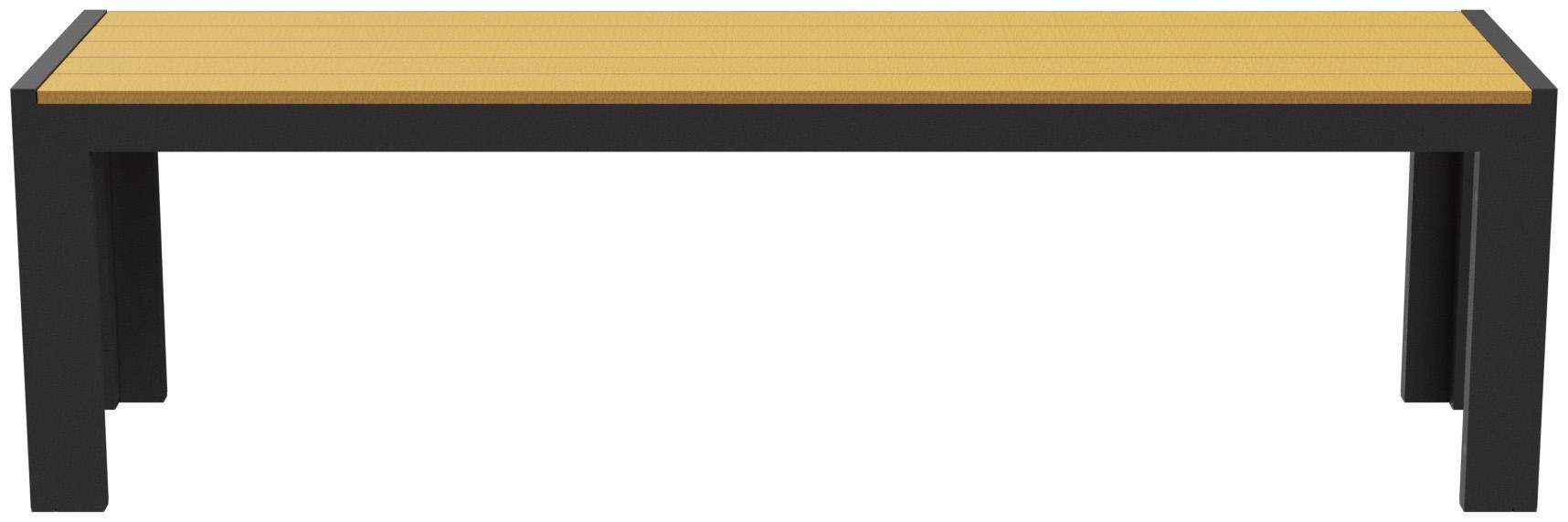 Abbildung 3-Sitzer-Bank Risa Vorderansicht