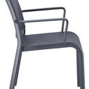 Abbildung Chaise à accoudoirs Taha Seitenansicht