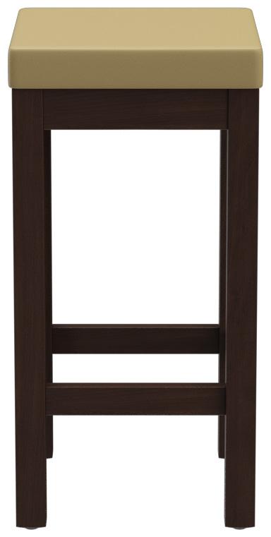 Abbildung halbhoher Hocker Delu Vorderansicht