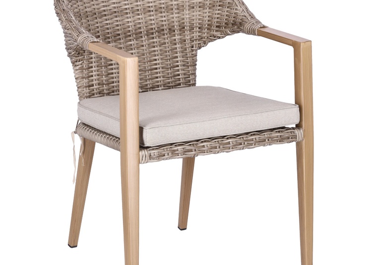 Abbildung Chaise à accoudoirs Maveno Schrägansicht