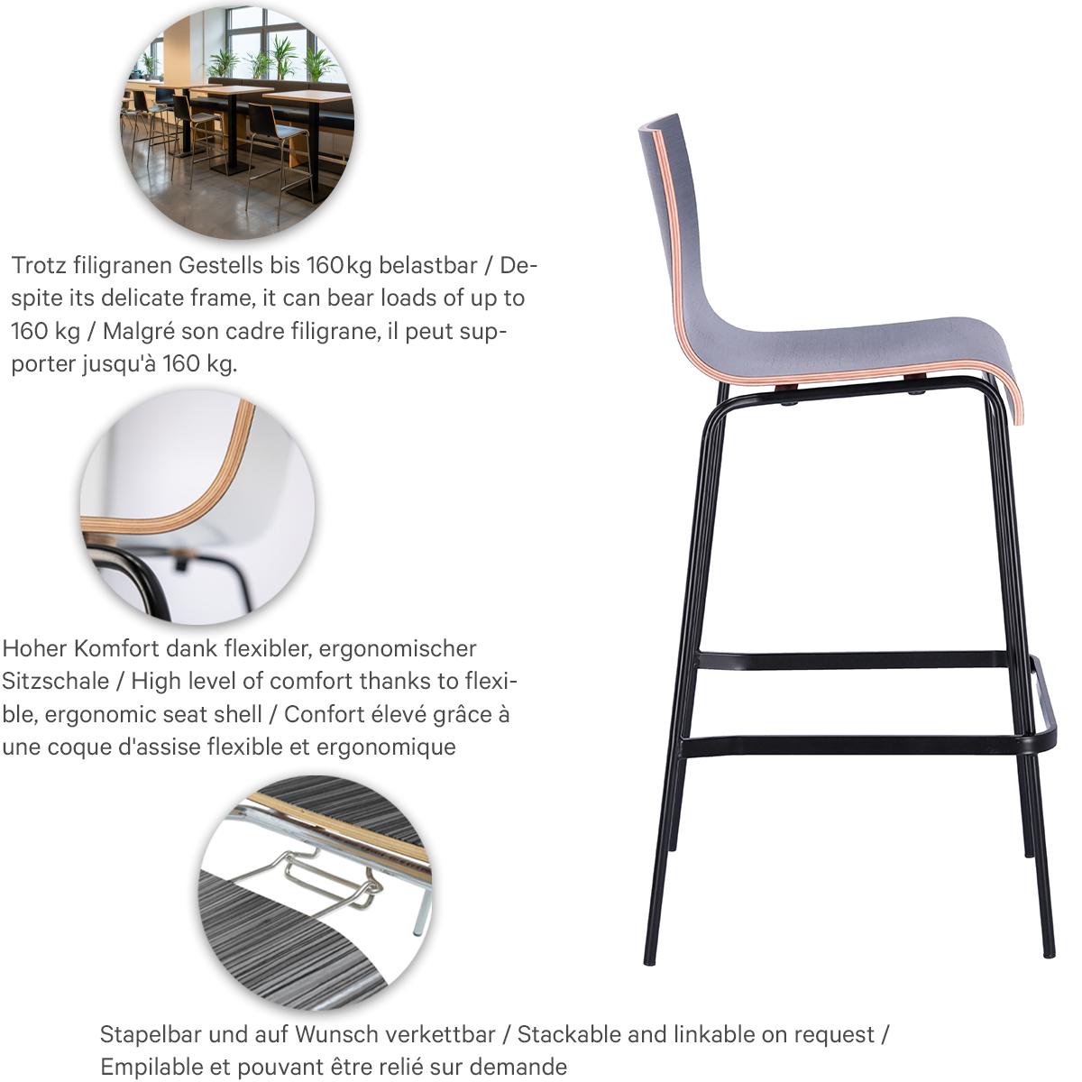 Abbildung Tabouret de bar Paula