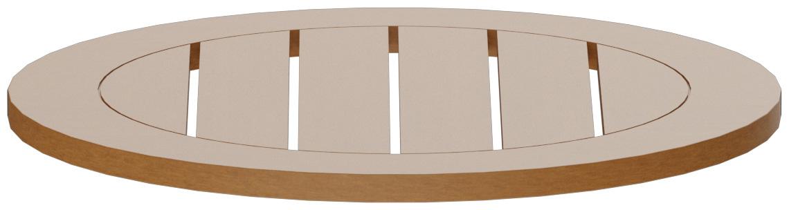 Abbildung Plateau de table Resysta Vorderansicht