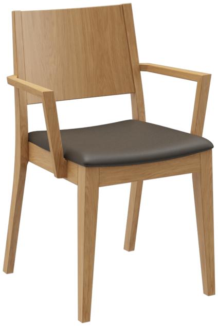 Stoel met armleuningen Quin