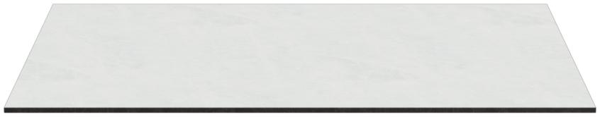 Abbildung Tischplatte Compact Slim Rückansicht