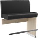 Abbildung Anbau-/Abschlusselement 100 cm H-Line Schrägansicht