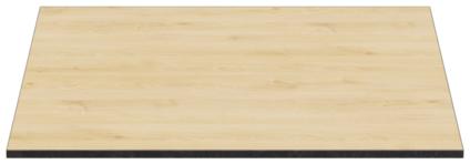 Abbildung Tischplatte Compact Slim Rückansicht