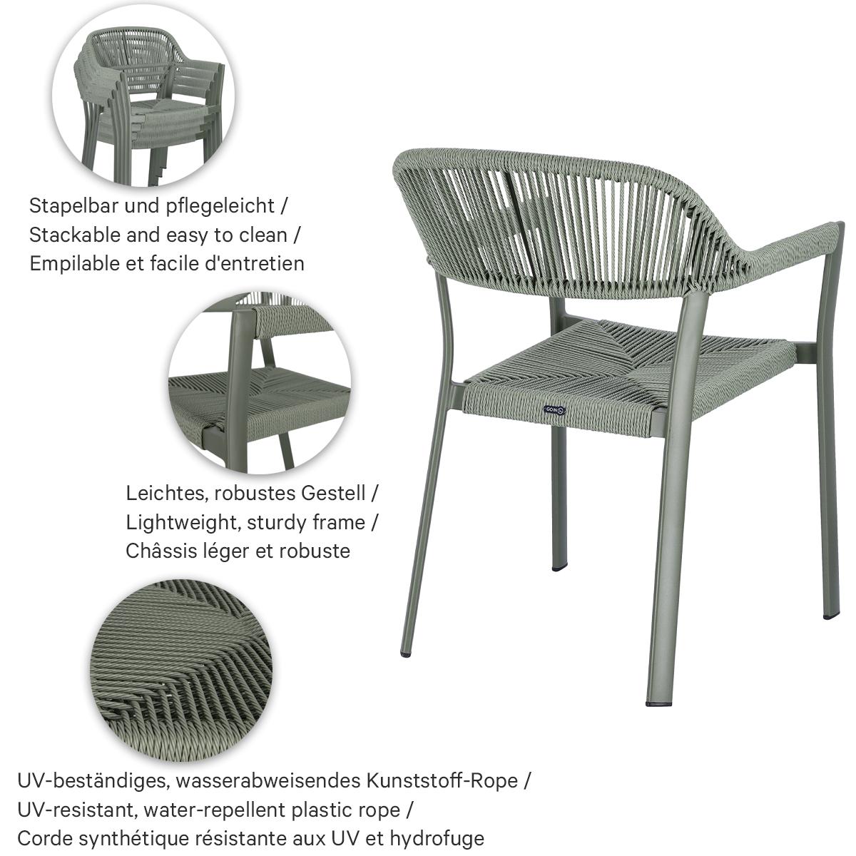 Abbildung Chaise à accoudoirs Milora