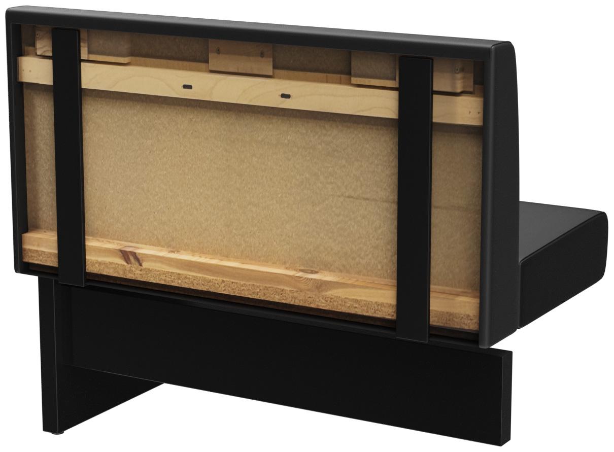 Abbildung Anbau-/Abschlusselement 100 cm H-Line Schrägansicht