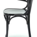 Abbildung Chaise à accoudoirs Greta Seitenansicht