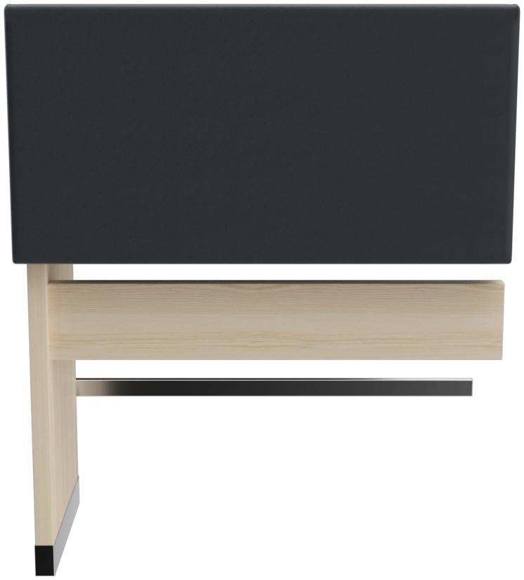Abbildung Extension/End element 100 cm H-Line Rückansicht