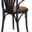 Abbildung Chaise à accoudoirs Greta Schrägansicht