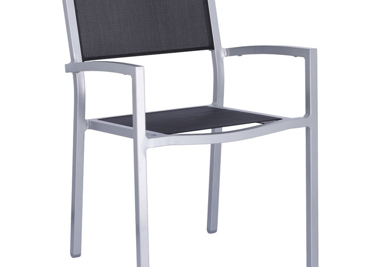 Abbildung Chaise à accoudoirs Tom Schrägansicht