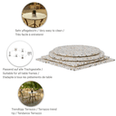Abbildung Tischplatte Gano Terrazzo
