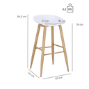 Abbildung Tabouret de bar Veya