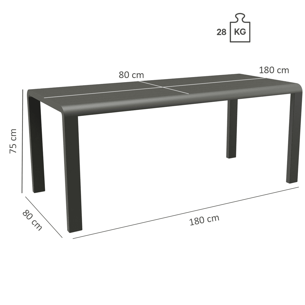 Abbildung table à manger Herena T