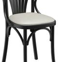 Abbildung Chaise à accoudoirs Greta Schrägansicht