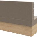 Abbildung Right-hand end element 120cm Ripple Schrägansicht