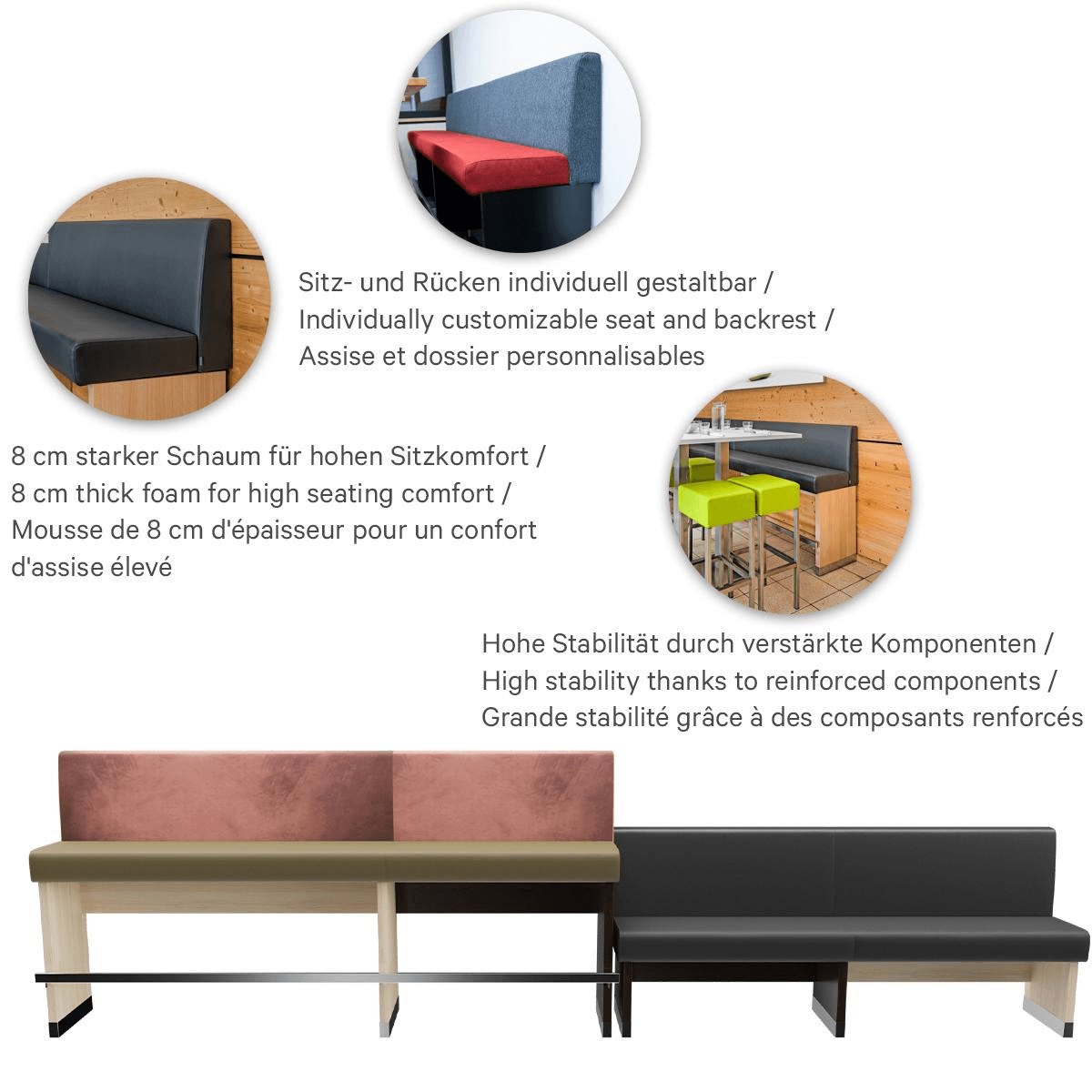 Abbildung Élément individuel/de base 100 cm H-Line