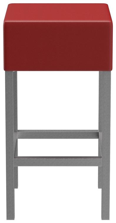 Abbildung halbhoher Hocker Yes Vorderansicht