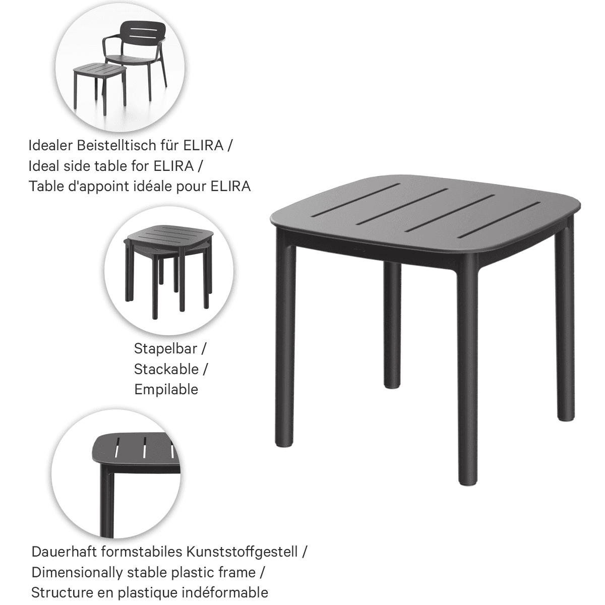 Abbildung table basse Elira T