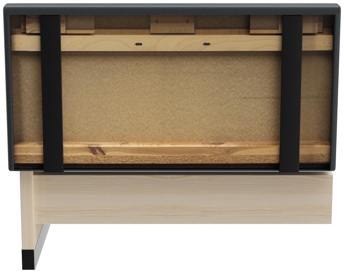 Abbildung Anbau-/Abschlusselement 100 cm H-Line Rückansicht