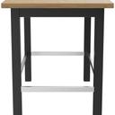 Abbildung halbhoher Tisch Dunia Seitenansicht