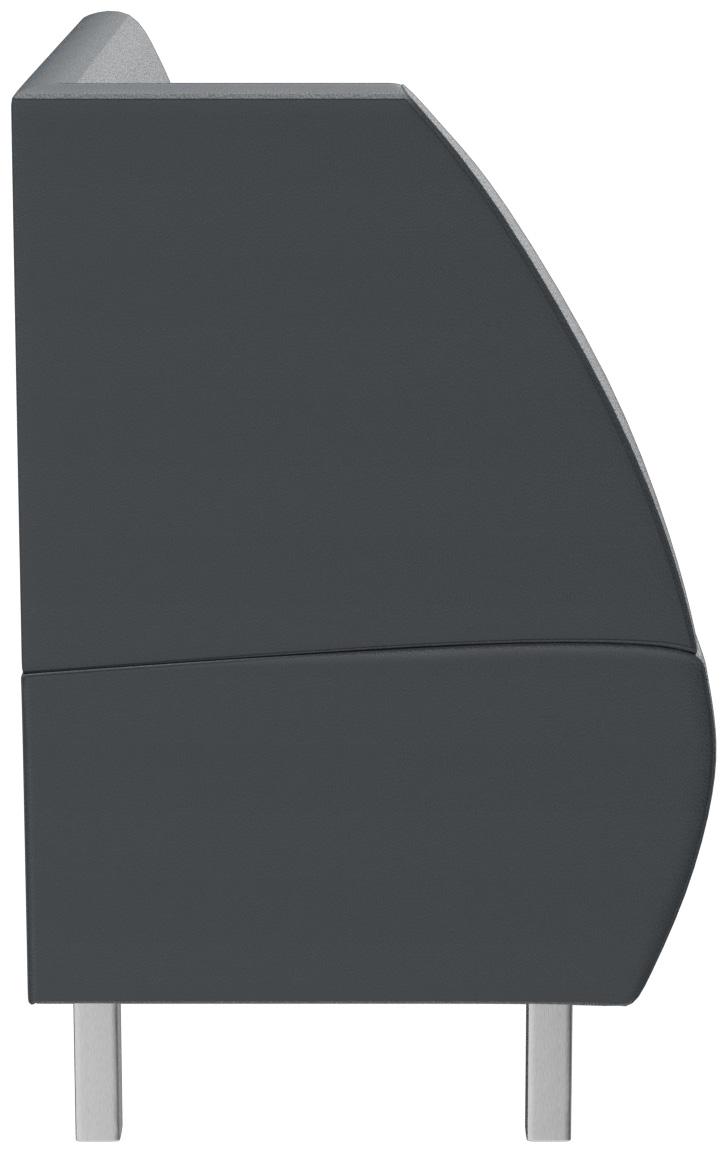 Abbildung Abschlusselement links D-Line Seitenansicht