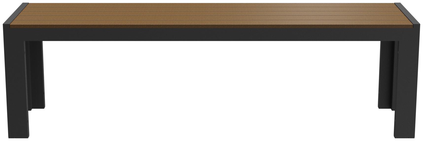 Abbildung 3-seater bench Risa Rückansicht