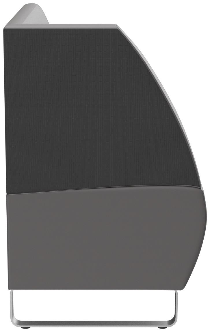 Abbildung Abschlusselement links D-Line Seitenansicht