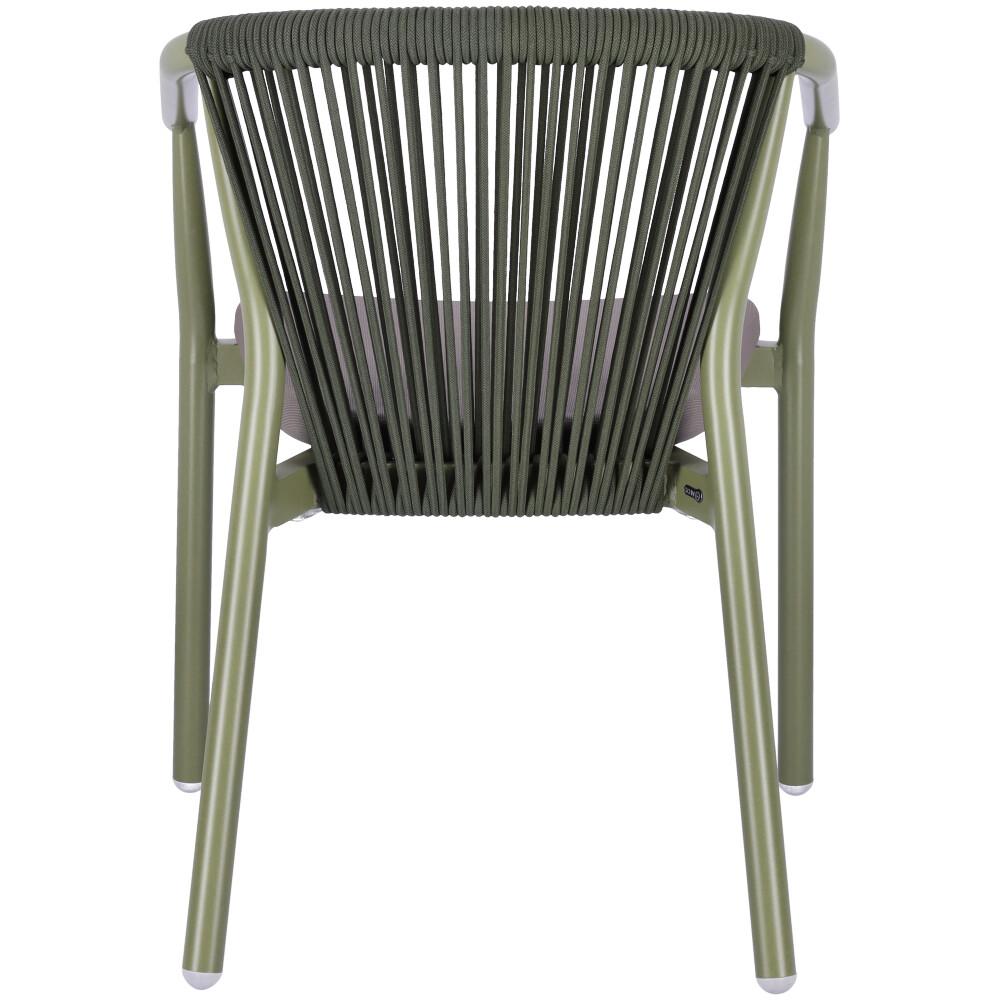 Abbildung Chaise à accoudoirs Zaki Rückansicht