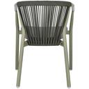 Abbildung Chaise à accoudoirs Zaki Rückansicht