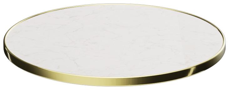 Abbildung Plateau de table Easy Gold Halla Seitenansicht