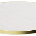 Abbildung Plateau de table Easy Gold Halla Seitenansicht