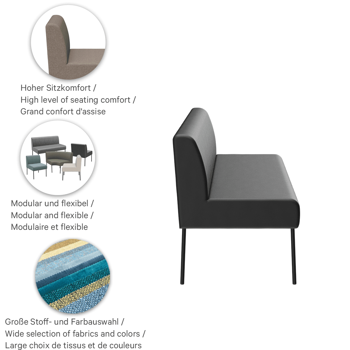 Abbildung Einzelelement 120 cm Solvia