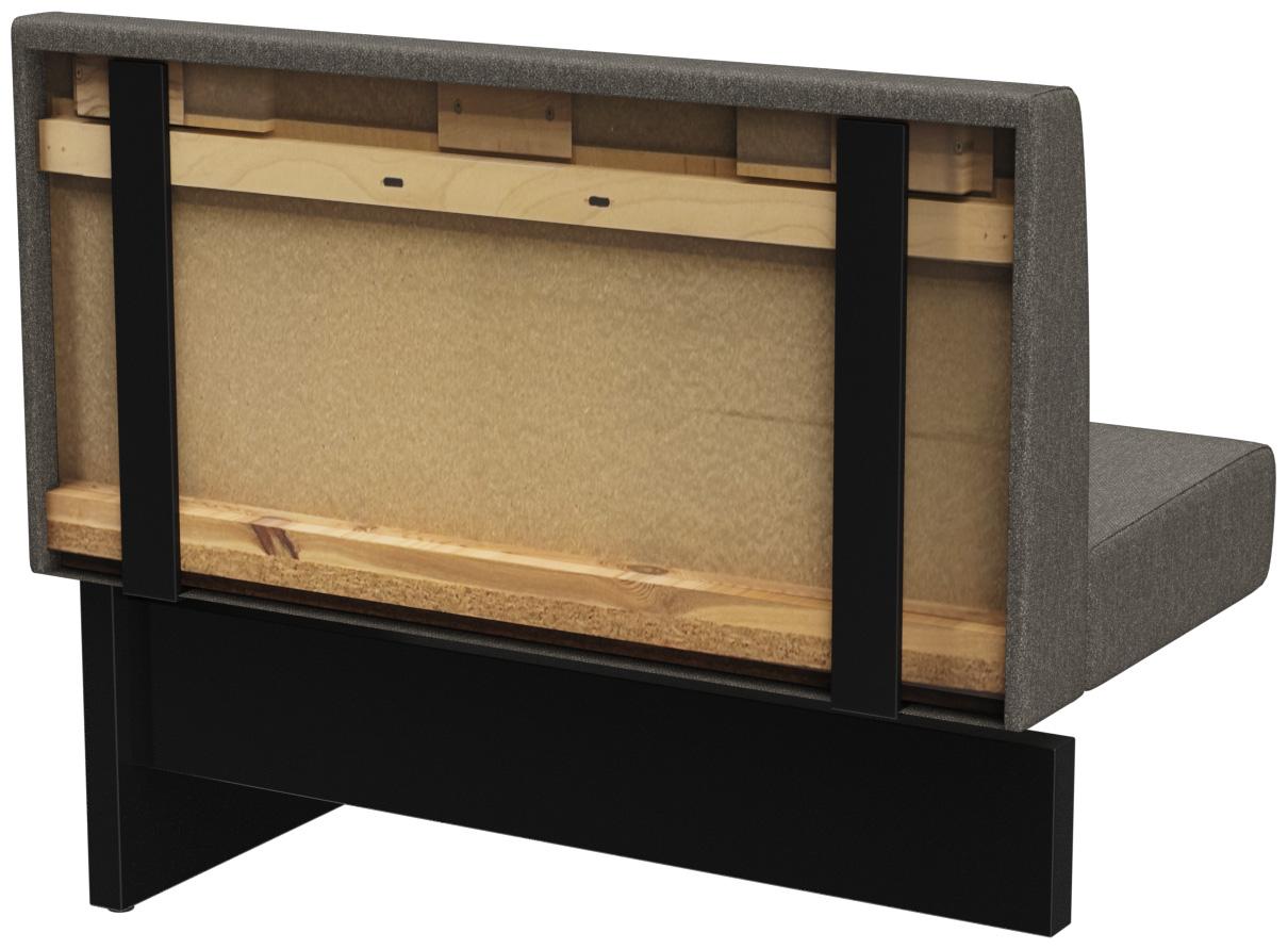 Abbildung Anbau-/Abschlusselement 100 cm H-Line Schrägansicht