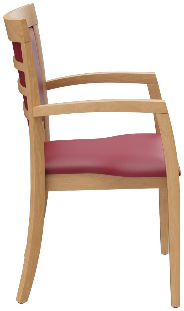 Abbildung Armstoel Mily Seitenansicht