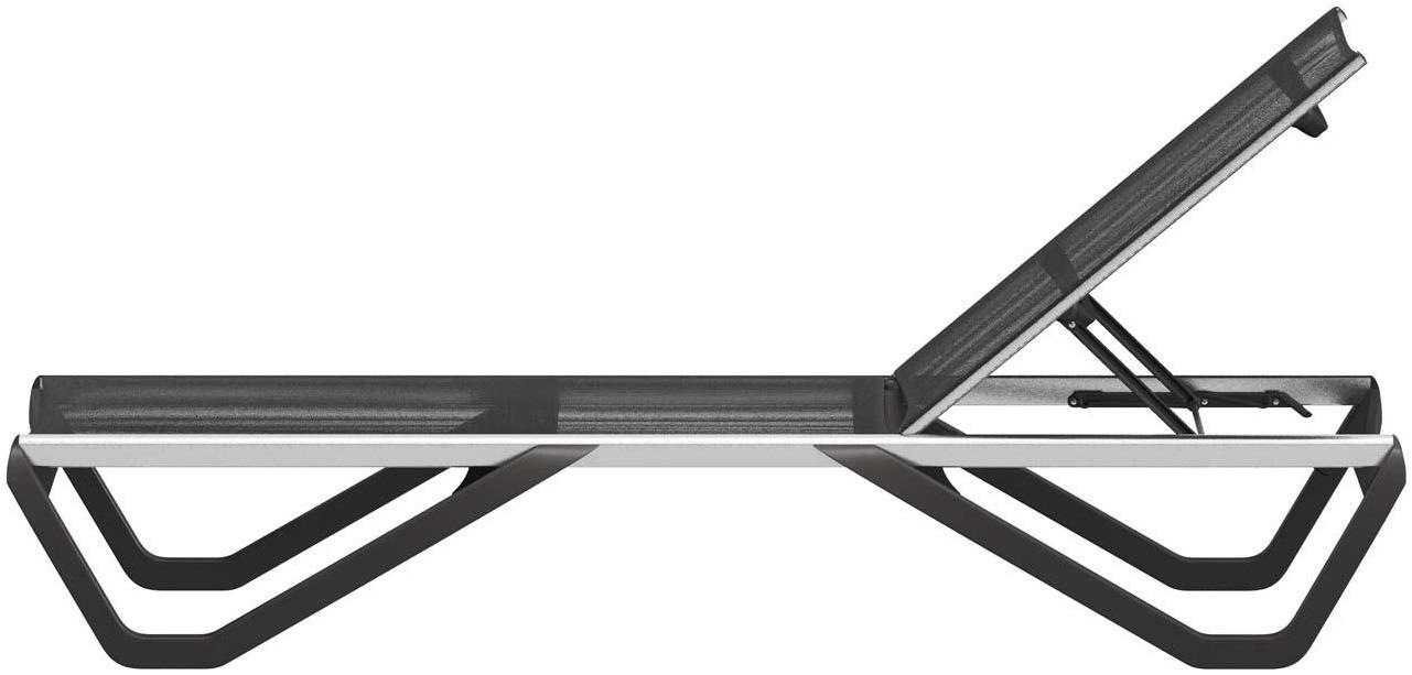 Abbildung chaise longue Soliana Seitenansicht