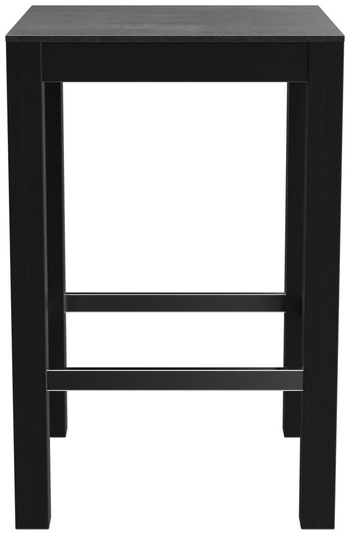 Abbildung halbhoher Tisch Dunia Rückansicht